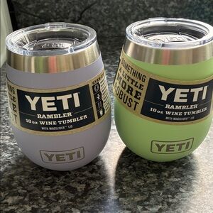 2 Yeti Wine Tumblers - NWT